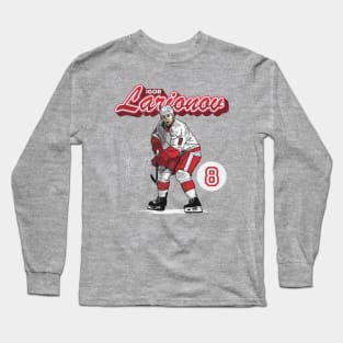 Igor Larionov Detroit Retro Script Long Sleeve T-Shirt